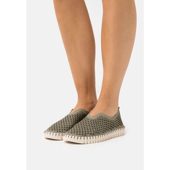 Ilse Jacobsen Tulip Slip On | Olive - Picture 1 of 8
